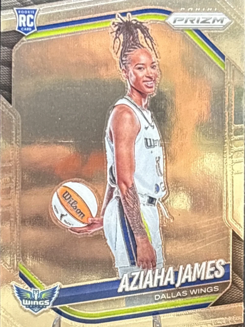 Panini Prizm Aziaha James Rookie Basketball Card